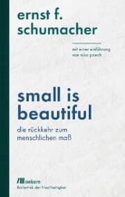 Cover von Small is beautiful