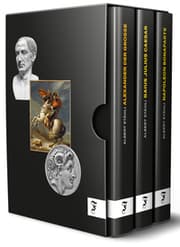 Cover von Alexander der Grosse - Gaius Julius Caesar - Napoleon Bonaparte: Der Schuber