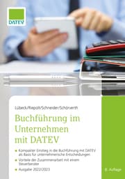 Cover von Buchführung im Unternehmen mit DATEV