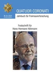 Cover von Quatuor Coronati Jahrbuch für Freimaurerforschung Nr. 61/2024 - Sonderausgabe