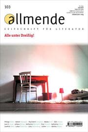 Cover von allmende 103