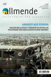 Cover von Allmende 109 - Zeitschrift für Literatur
