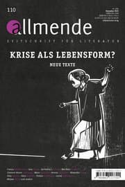 Cover von Allmende 110 - Zeitschrift für Literatur
