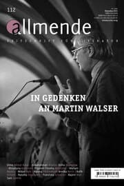 Cover von Allmende 112 - Zeitschrift für Literatur