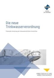 Cover von Die neue Trinkwasserverordnung