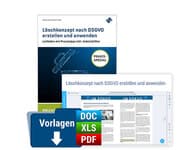Cover von Löschkonzept nach DSGVO erstellen und anwenden
