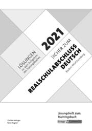 Cover von Sicher zum Realschulabschluss Deutsch Baden-Württemberg 2021