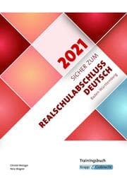 Cover von Sicher zum Realschulabschluss Deutsch Baden-Württemberg 2021