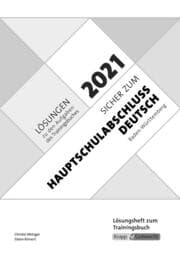 Cover von Sicher zum Hauptschulabschluss Deutsch Baden-Württemberg 2021