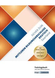 Cover von Sicher zum Mittleren Bildungsabschluss Deutsch Saarland - Trainingsbuch inkl. Lösungen und Onlinekurs