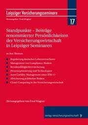Cover von Standpunkte - Beiträge renommierter Persönlichkeiten der Versicherungswirtschaft in Leipziger Seminaren
