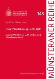 Cover von Forum Versicherungsrecht 2021