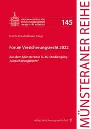 Cover von Forum Versicherungsrecht 2022