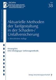 Cover von Aktuarielle Methoden der Tarifgestaltung in der Schaden-/Unfallversicherung