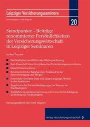 Cover von Standpunkte - Beiträge renommierter Persönlichkeiten der Versicherungswirtschaft in Leipziger Seminaren