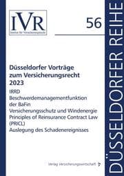Cover von Düsseldorfer Vorträge zum Versicherungsrecht 2023
