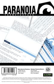 Cover von Paranoia Formularpack