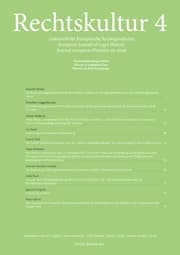 Cover von Rechtskultur 4