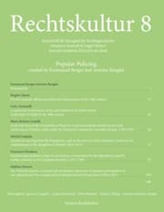 Cover von Rechtskultur 8