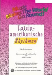 Cover von Music Makes the World go Round - Lateinamerikanische Rhythmen Bd. 1 - Stimme 1+2+3+4 in C - Posaunenchor