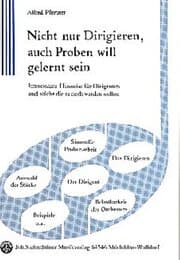 Cover von Nicht nur Dirigieren, auch Proben will gelernt sein