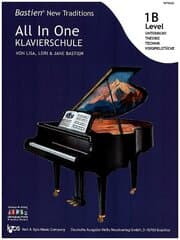 Cover von Bastien New Traditions: All In One Klavierschule - Level 1B (Deutsch)