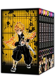 Cover von Demon Slayer 1-8 mit Sammelschuber