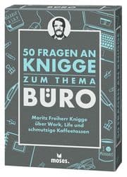 Cover von 50 Fragen an Knigge zum Thema Büro