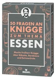 Cover von 50 Fragen an Knigge zum Thema Essen