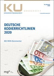 Cover von Deutsche Kodierrichtlinien mit MDK-Kommentierung 2020