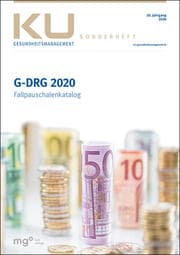 Cover von G-DRG Fallpauschalenkatalog 2020