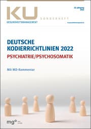 Cover von Deutsche Kodierrichtlinien für die Psychiatrie/Psychosomatik (DKR-Psych) 2022
