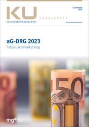Cover von aG-DRG Fallpauschalenkatalog 2023