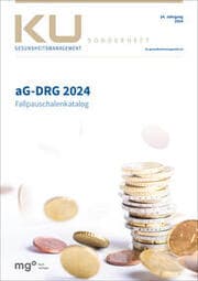 Cover von aG-DRG Fallpauschalenkatalog 2024
