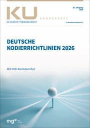 Cover von Deutsche Kodierrichtlinien 2026 mit MD-Kommentar