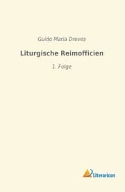 Cover von Liturgische Reimofficien