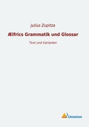 Cover von Ælfrics Grammatik und Glossar