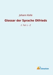 Cover von Glossar der Sprache Otfrieds