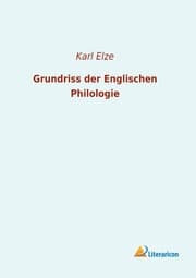 Cover von Grundriss der Englischen Philologie