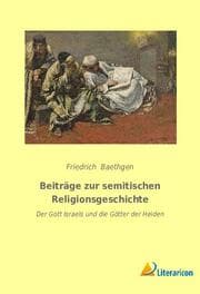 Cover von Beiträge zur semitischen Religionsgeschichte
