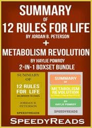 Cover von Summary of 12 Rules for Life: An Antidote to Chaos by Jordan B. Peterson + Summary of Metabolism Revolution by Haylie Pomroy 2-in-1 Boxset Bundle