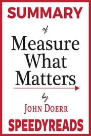 Cover von Summary of Measure What Matters