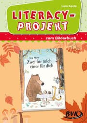 Cover von Literacy-Projekt zum Kinderbuch 'Zwei für mich, einer für dich' von Jörg Mühle