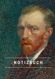 Cover von Notizbuch klein A5 Blanko - Notizheft 44 Seiten 90g/m2 - Softcover Vincent van Gogh 'Selbstporträt 1887' - FSC Papier