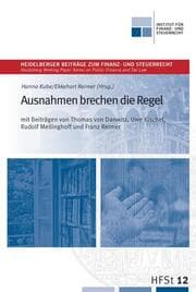 Cover von Ausnahmen brechen die Regel