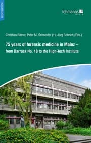 Cover von 75 years of forensic medicine in Mainz