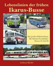 Cover von Lebenslinien der frühen Ikarus-Busse