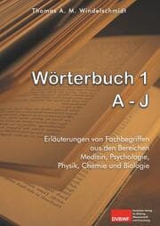 Cover von Wörterbuch 1: A - J