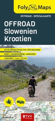 Cover von FolyMaps OFFROAD Slowenien Kroatien 1:250 000