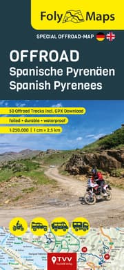 Cover von FolyMaps OFFROAD Spanische Pyrenäen 1:250 000
